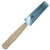 SUIZAN flush cut saw 5in edge close-up highlights pull-cut precision.