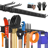 SUKIZZ 64'' wall tool organizer mounted on a garage wall for clutter-free space.