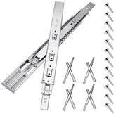 Sulawskys 14-inch drawer slide soft-close in action for silent kitchens.