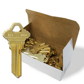 SUMMIT DOORWARE Schlage SC1 uncut brass key blanks for reliable locksmith work