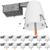 Sunco 12-pack 4-inch recessed housing can for quick ceiling retrofit