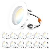 Sunco 12-pack 4in LED recessed light closeup for crisp kitchen brightness.