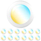 Sunco LED disc light installed in ceiling provides bright, even kitchen lighting.