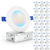 Sunco 4 inch LED downlight with junction box for easy installation