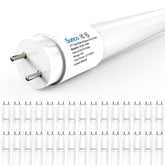 Sunco 30-pack T8 LED bulbs in frosted finish ready for energy-efficient garage lighting.