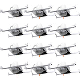 Sunco Lighting 4-inch can light housing for new construction, airtight and IC rated.