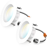 Sunco 4-inch LED downlight with baffle trim ideal for kitchen lighting