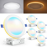 Sunco 6-inch LED recessed light with night light for ambient and task lighting.