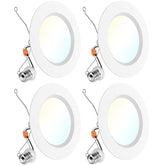 Sunco 6-inch LED recessed light with bright downlight for kitchen illumination