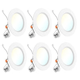 Sunco 6-inch LED recessed retrofit pack for bright kitchen lighting