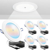 Sunco 6-inch motion sensor downlight lights entryways with hands-free convenience
