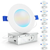 Sunco Lighting 4-inch downlight with junction box for fast install