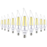 Sunco CA11 dusk-to-dawn outdoor LED bulb showing automatic night lighting for entryways