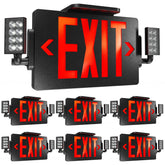 Sunco exit sign front view with double-sided illumination for clear egress.