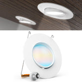 Sunco LED downlight in ceiling for easy retrofit installation