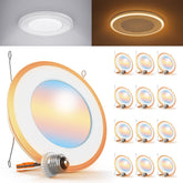 Sunco Lighting 6-inch can light install ready, easy retrofit for kitchens and living spaces