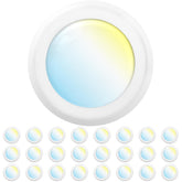 Sunco Lighting 6-inch LED disk light present front view for bright kitchens