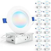 Sunco Lighting 4-inch recessed downlight with junction box for easy retrofit