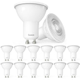 Sunco MR16 LED bulb with GU10 base provides dimmable warm ambience for living spaces.