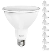 Sunco Lighting PAR38 LED flood light bulbs 8-pack for outdoor security lighting