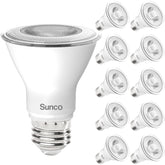 Sunco PAR20 LED bulb bright 800 lm for vibrant track lighting