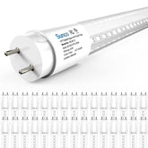 Sunco T8 LED bulbs 4ft pack for energy-efficient fluorescent replacement.