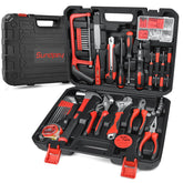 Sundpey 148pc tool kit case closed for easy transport and storage