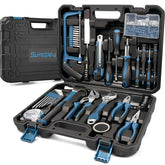 Sundpey 148pcs tool kit case, neatly organized for portable storage.