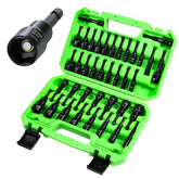 SUNHZMCKP full 39-piece magnetic nut driver set with toolbox