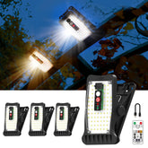 Sunlight Encounter clip-on solar light on gutter for hands-free exterior illumination
