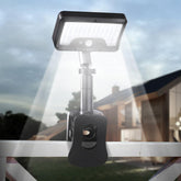 Sunlight Encounter clip-on solar lights illuminate outdoor areas when mounted on fences