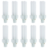 Sunlite 40542 front view shows compact double twin tube CFL with GX23-2 base.