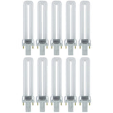 Sunlite PL7/SP27K U-shaped lamp fitting tight spaces with efficient light distribution