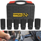 Sunluway 17mm deep crank bolt socket in 1/2-inch drive for quick removal
