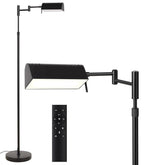 SUNMORY dimmable LED pharmacy floor lamp, front view for reading and crafting.