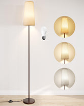 SUNMORY floor lamp base and stand for a stable, clutter-free living room setup.