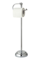 SunnyPoint Classic chrome free-standing toilet tissue holder with a sleek finish.