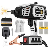 SUNSIMIAO portable welding machine 110V with full kit for on-site repairs