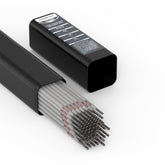 Sunstac E7018 1/8 in welding rod box for easy storage and ready use.