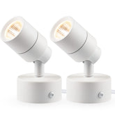 SUNVIE 2-pack up lights shown with stable bases for versatile placement