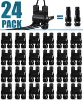 SUNVIE Fastlock2 connector closeup; durable, corrosion-resistant joint for outdoor lighting.