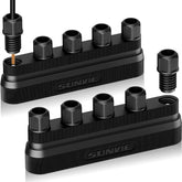 SUNVIE Fastlock3 connector hub for quick five-wire joins in landscape lighting.