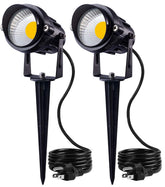 SUNVIE outdoor landscape light 12W pack on lawn path delivers welcoming warm illumination for evenings.