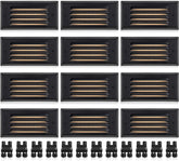 Sunvie step-light front view with warm 3000K glow for safer outdoor stairs