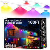 Sunwuko RGB eave lights for vibrant outdoor color scenes and curb appeal