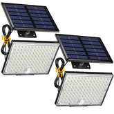 SuperDANNY solar outdoor light with 113 LEDs delivering bright wide-area illumination.