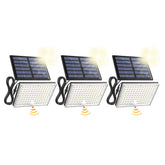 SUPERDANNY solar outside lights illuminate wide areas with 113 LEDs for bright garden security.