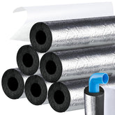Supkiir pipe insulation foam tube 1in protects copper pipes with thick foam core.