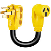 Suplevel NEMA 14-50P to 10-50R adapter with copper wiring for reliable high-power transfer