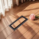 Supply Depot 410 floor register front view with flush profile for seamless flooring.